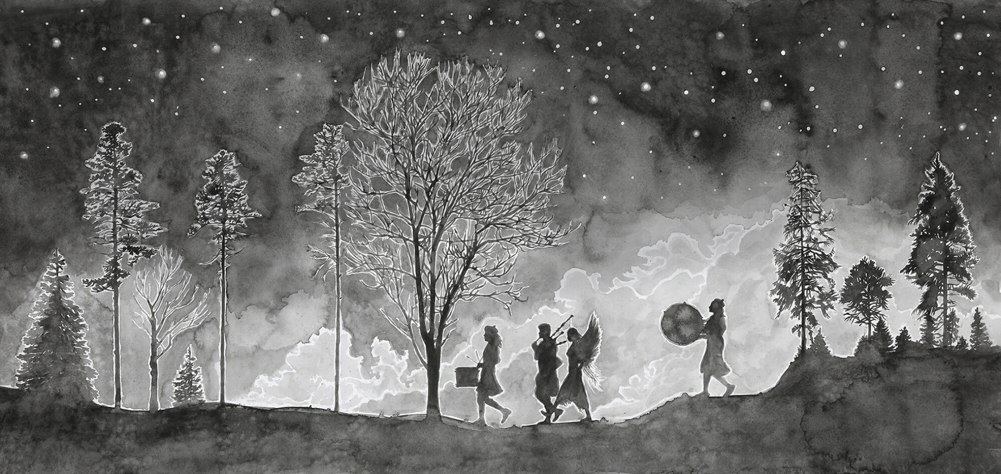 Watercolours: The Night Walkers (1)